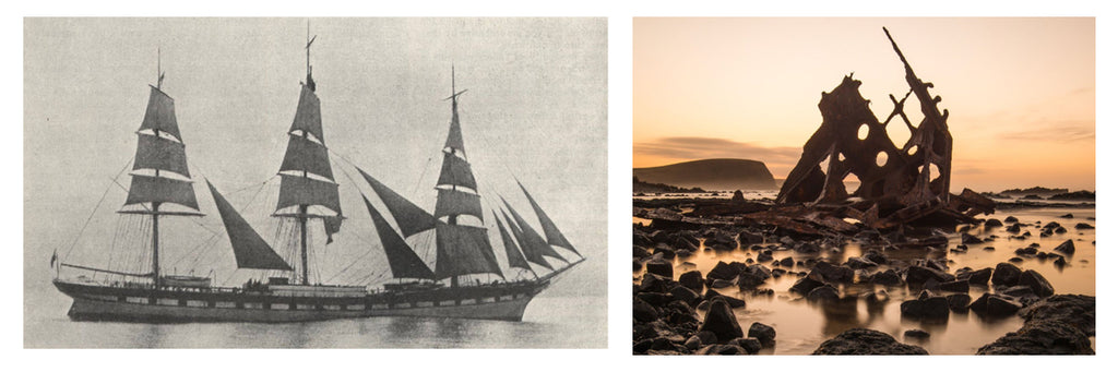 Once the SS Speke, now a rusty wreck