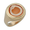 Ouroborus Cameo Ring 14mm