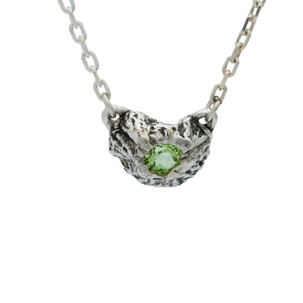 Barnacle Pendant with Peridot