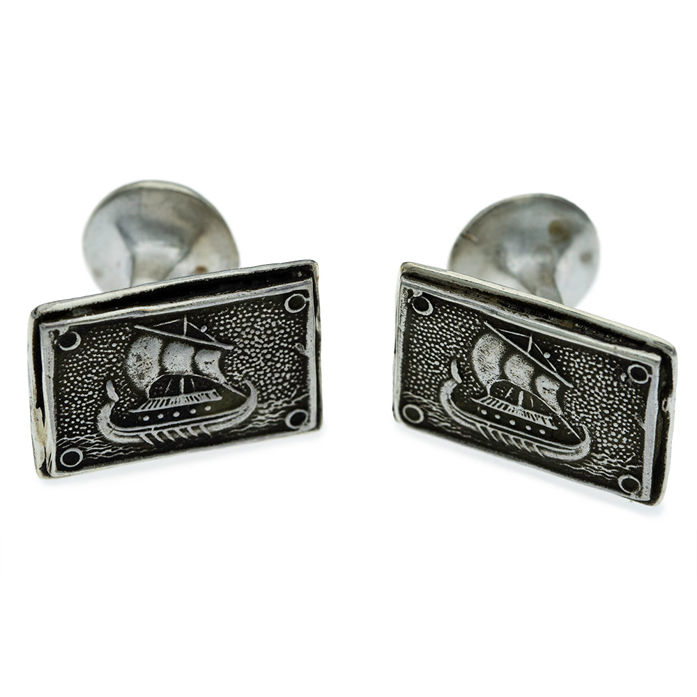 Norse Ship Cufflinks