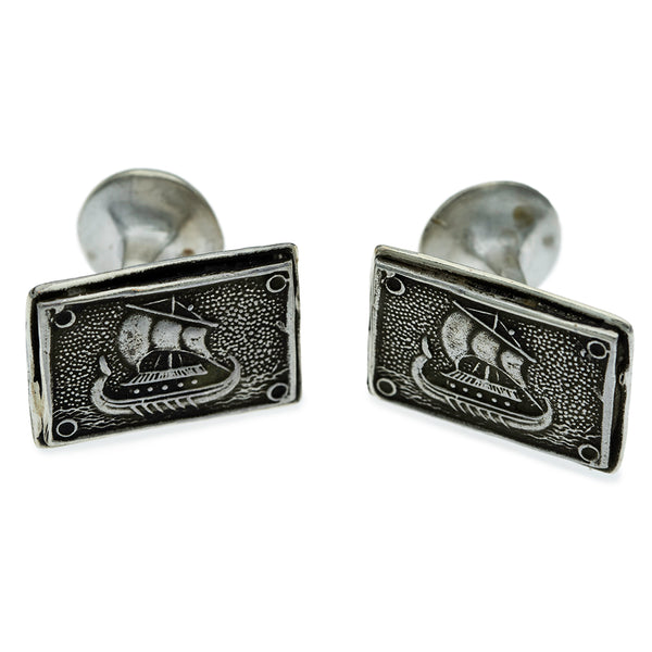 Norse Ship Cufflinks