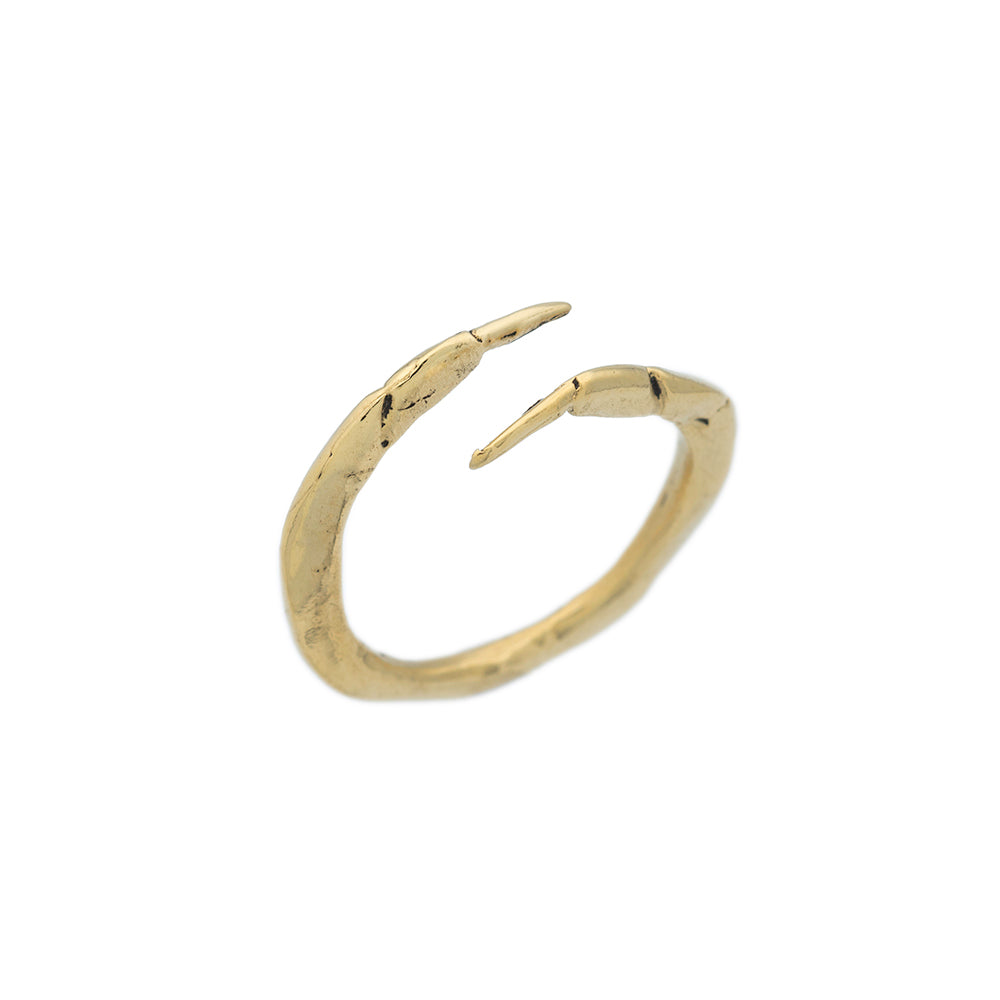 single open crab claw ring