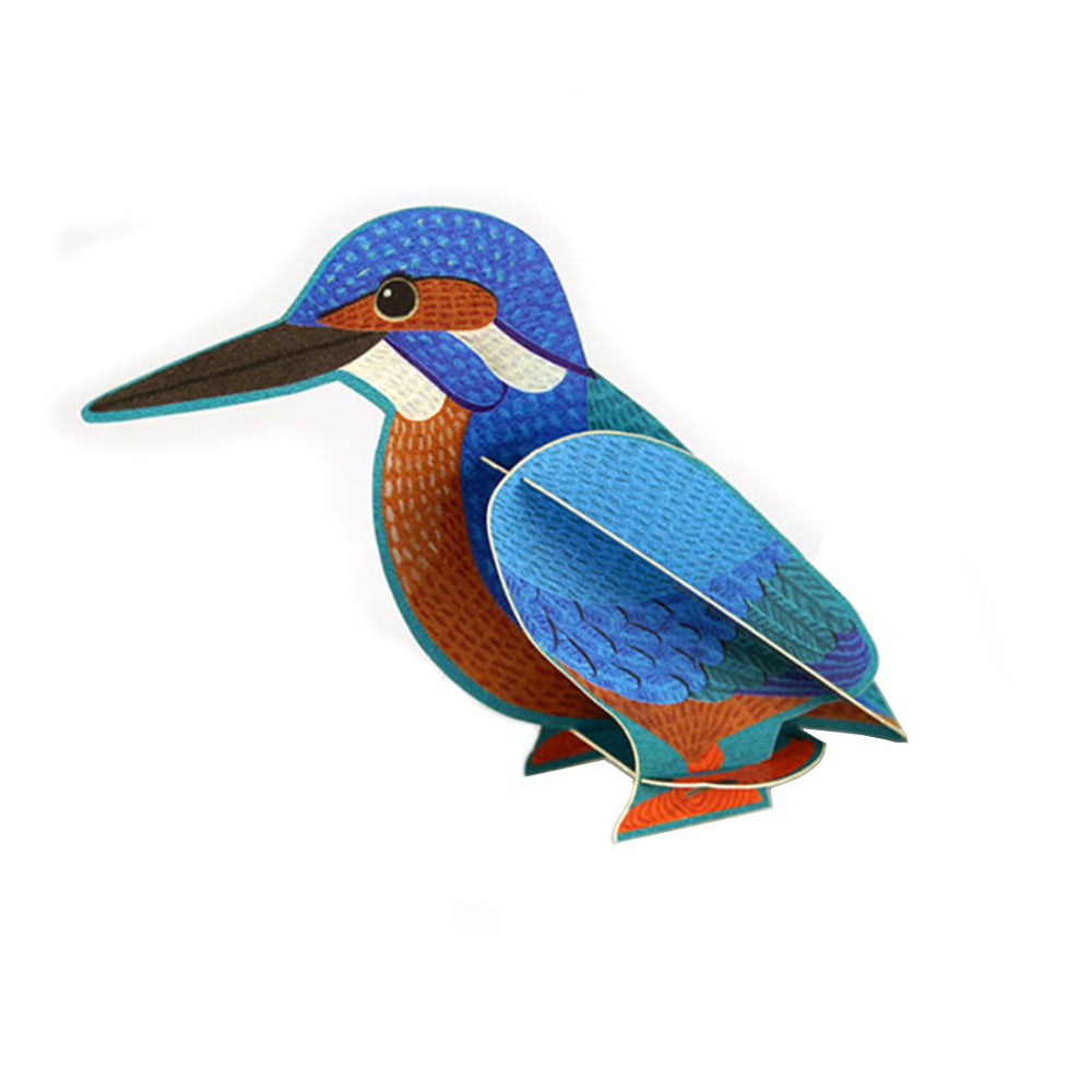 pop out kingfisher card