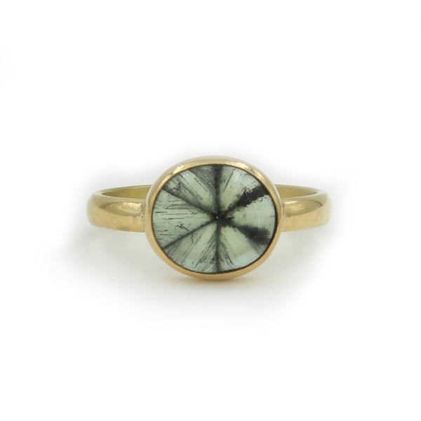 Trapiche Emerald Ring