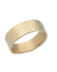 14k yellow gold cast cuttlefish band ring
