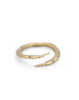 14k yellow gold open claw ring