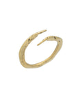 14k yellow gold open crab claw ring